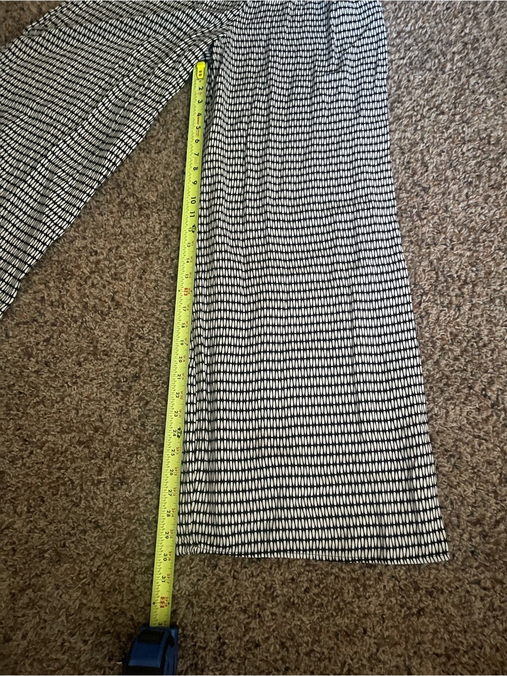 Xhilaration Black and White Wide Leg Jumpsuit Pants - Picture 4 of 4
